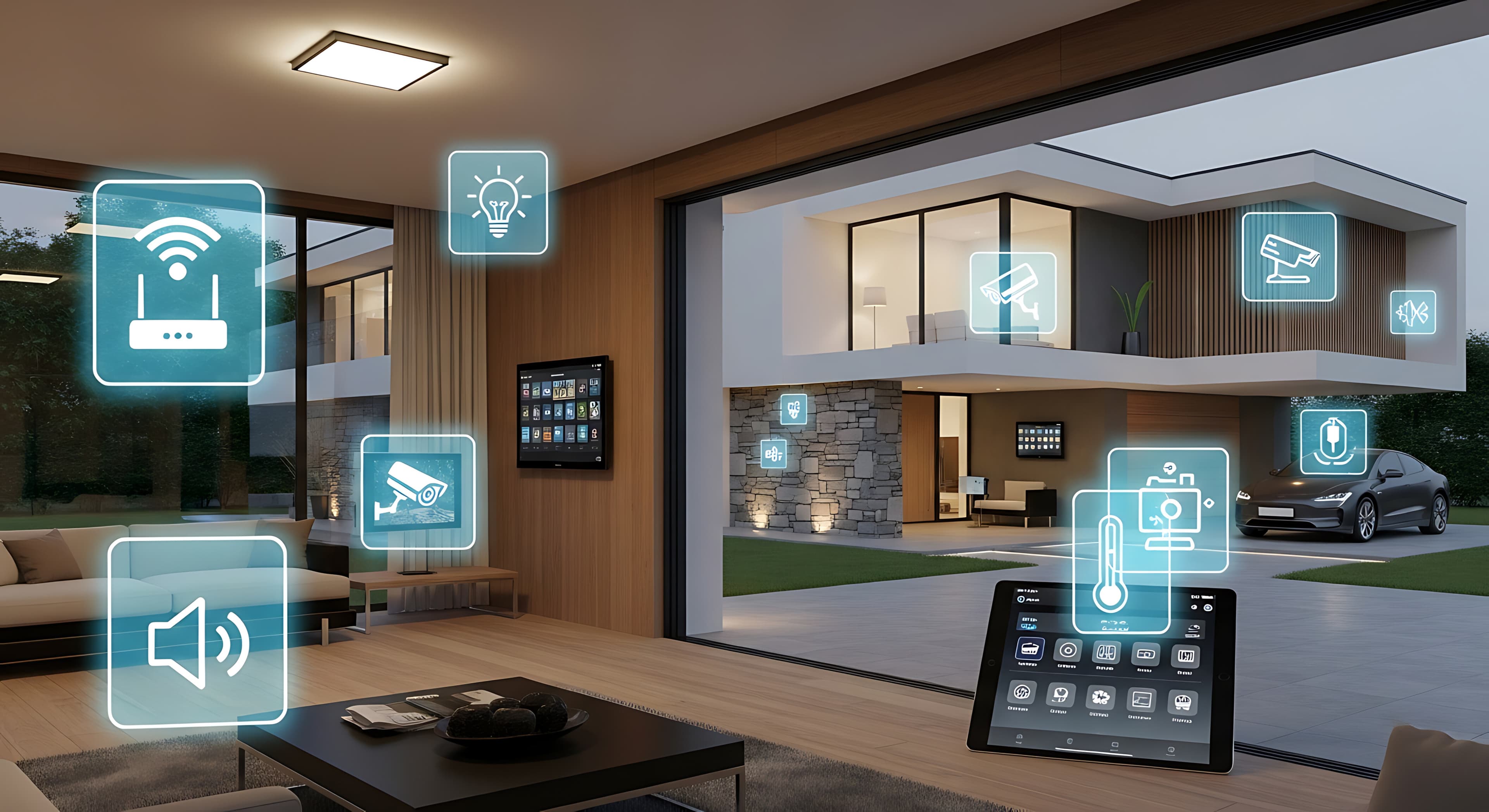 Maison connectée domotique