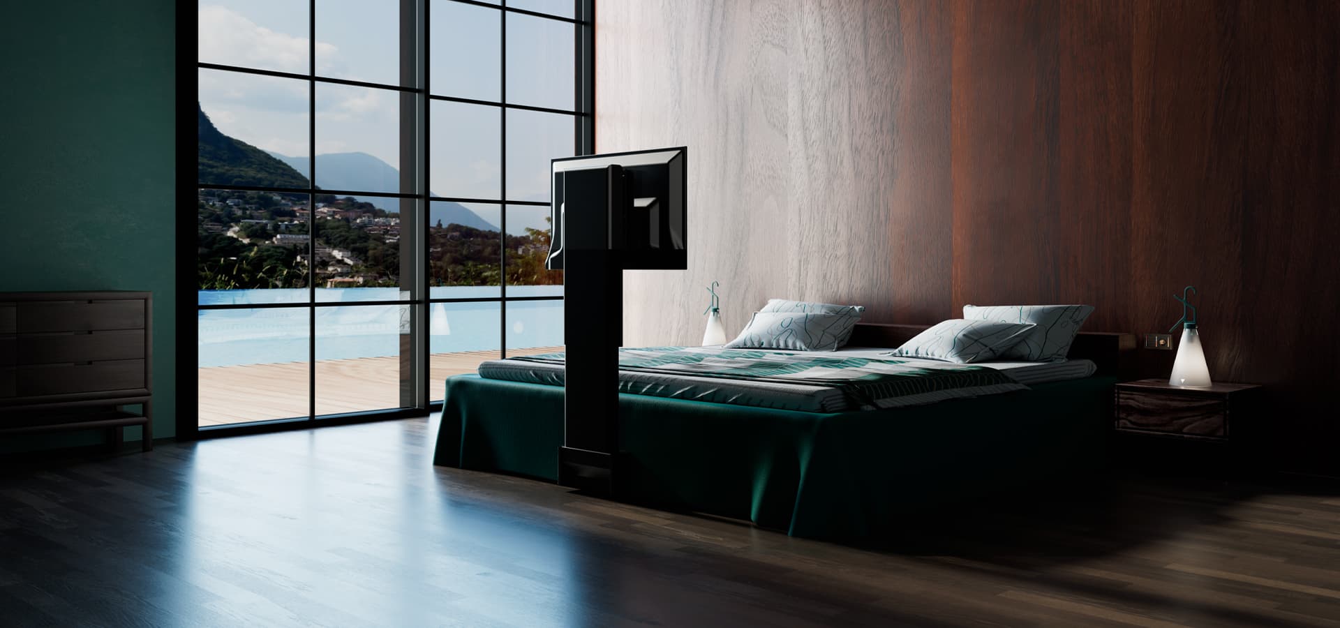 Intérieur design avec éclairage intelligent