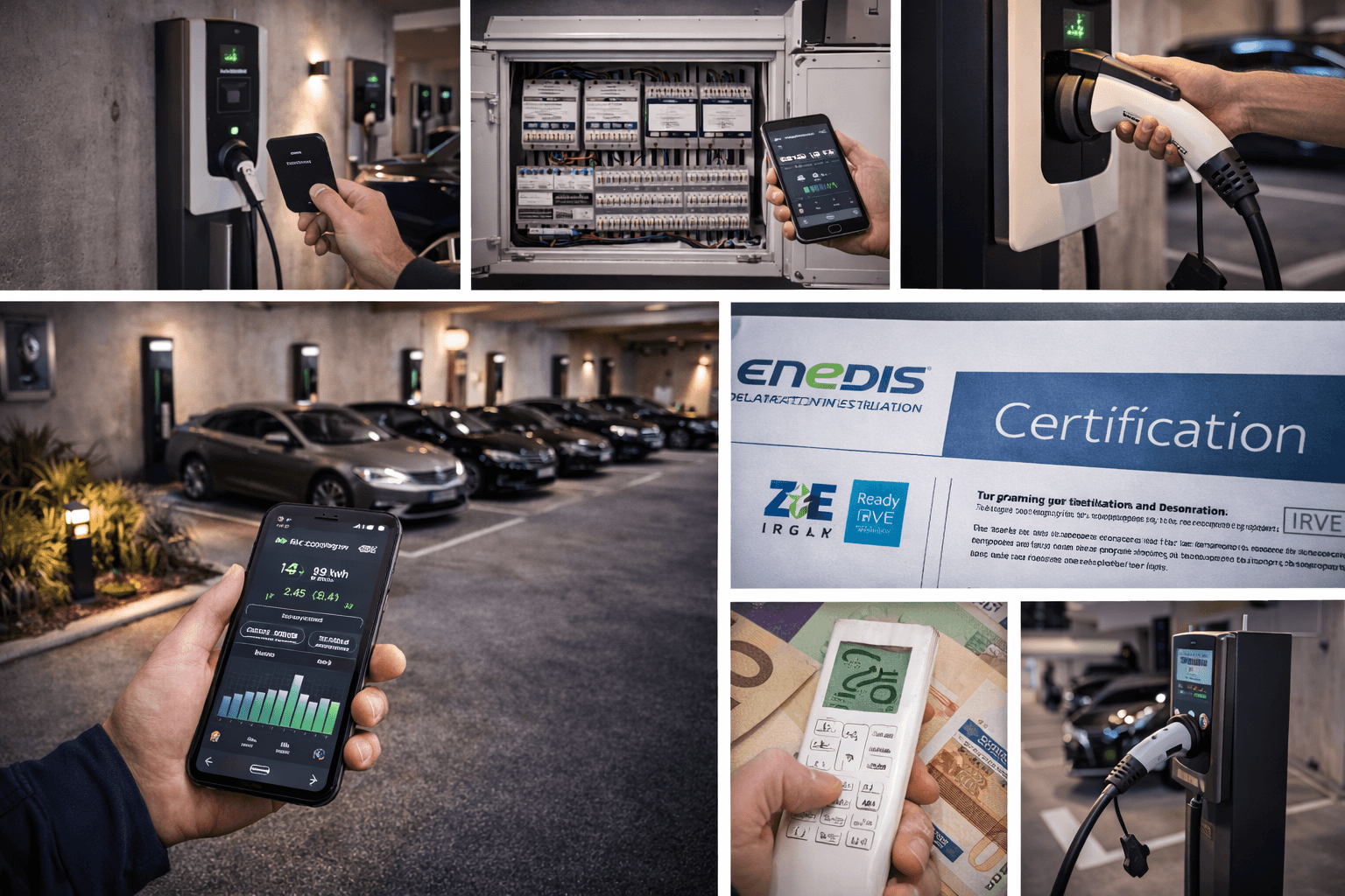 Station IRVE — réalisation